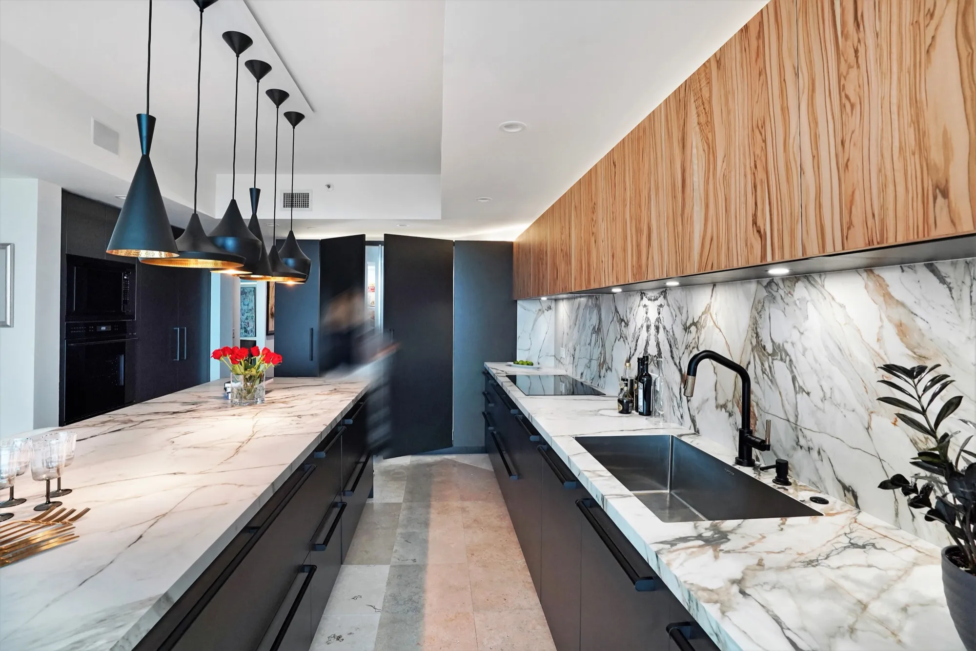 Luxury kitchen branding and campaign creative for Premium Kitchens.